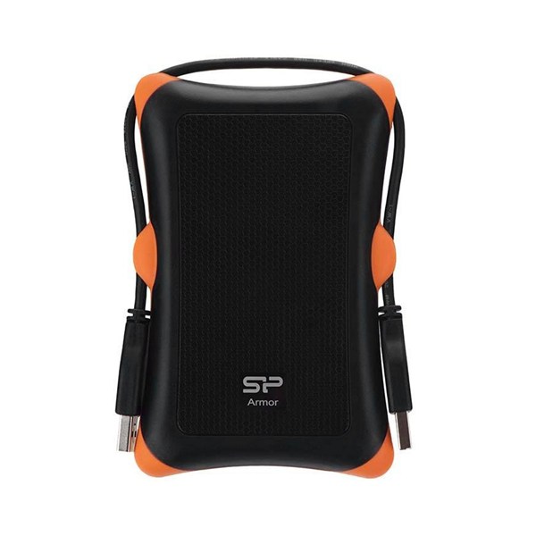 هارد اکسترنال silicon power USB3.2-1TB مدل Armor A30 مشکی نارنجی