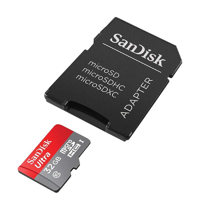 رم میکرو 32 گیگ سن دیسک SanDisk Ultra U1 80MB/s + خشاب