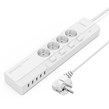 چند راهی 4 خانه اوریکو OSJ-4A5U-EU با کابل 1.5 متری + شارژر USB