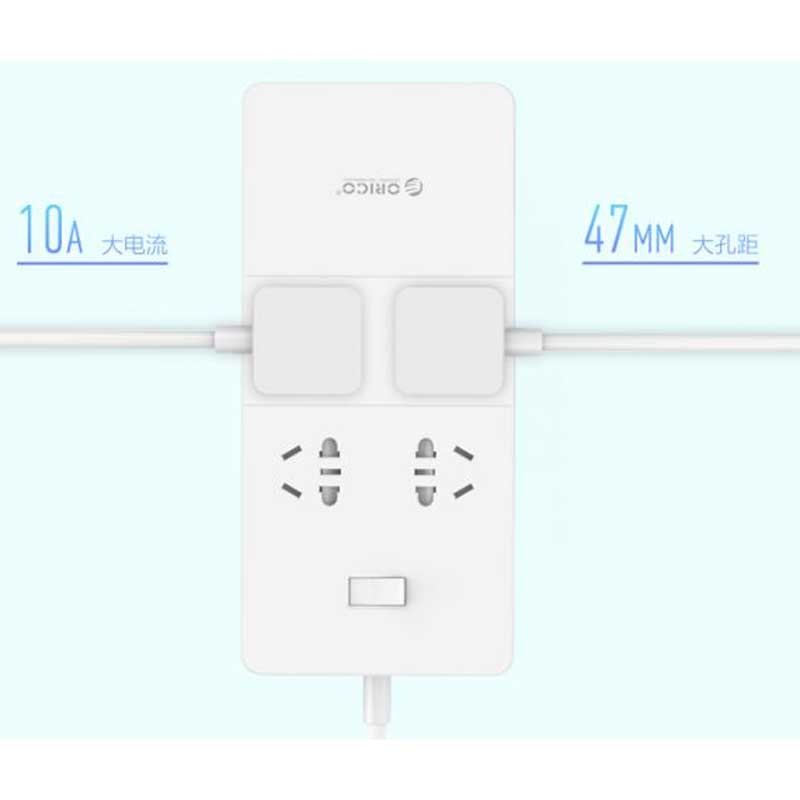 چند راهی 4 خانه اوریکو HPC-4A5U-V1 با کابل 1.5 متری + شارژر USB