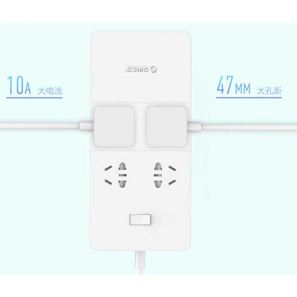 چند راهی 4 خانه اوریکو HPC-4A5U-V1 با کابل 1.5 متری + شارژر USB
