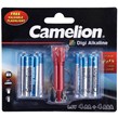باتری Camelion Digi Alkaline بسته 4+4 عددی + چراغ قوه