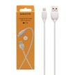 کابل شارژ آیفون Borofone مدل BX19-سفید (گارانتی شش ماهه نیکان همراه)