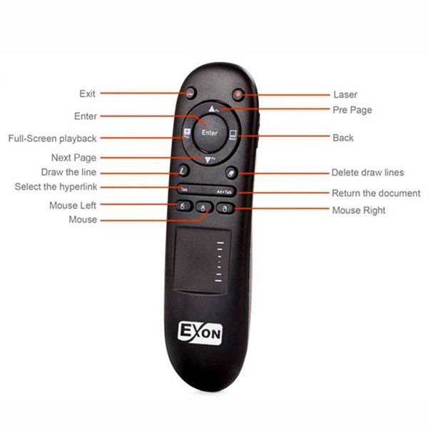 پرزنتر بی سیم Exon A504