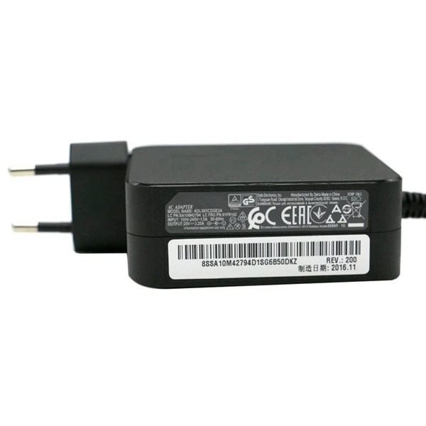 شارژر اورجینال لپ تاپ لنوو مربعی Lenovo 20v 3.25A