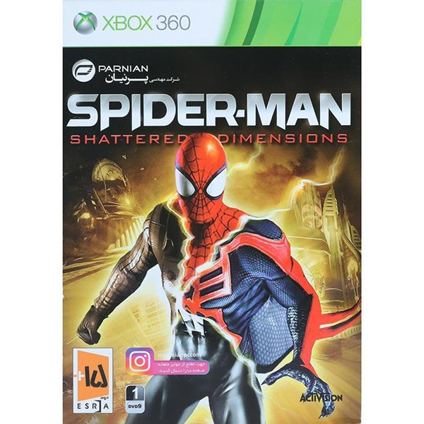SPIDERMAN SHATTERED DIMENSIONS XBOX 360 پرنیان