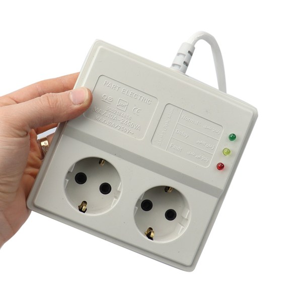 محافظ برق یخچال و فریزر 2 خانه پارت الکتریک PE 904 با کابل 5 متری