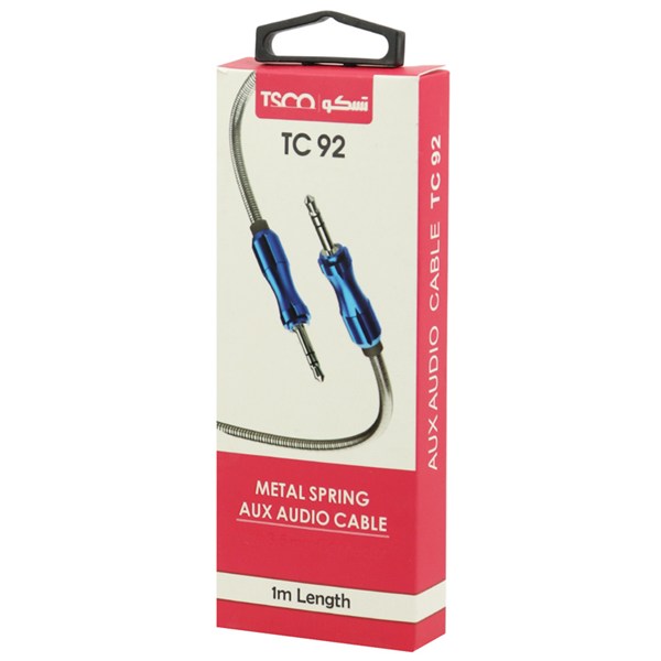 کابل AUX فلزی تسکو TC92 طول 1 متر