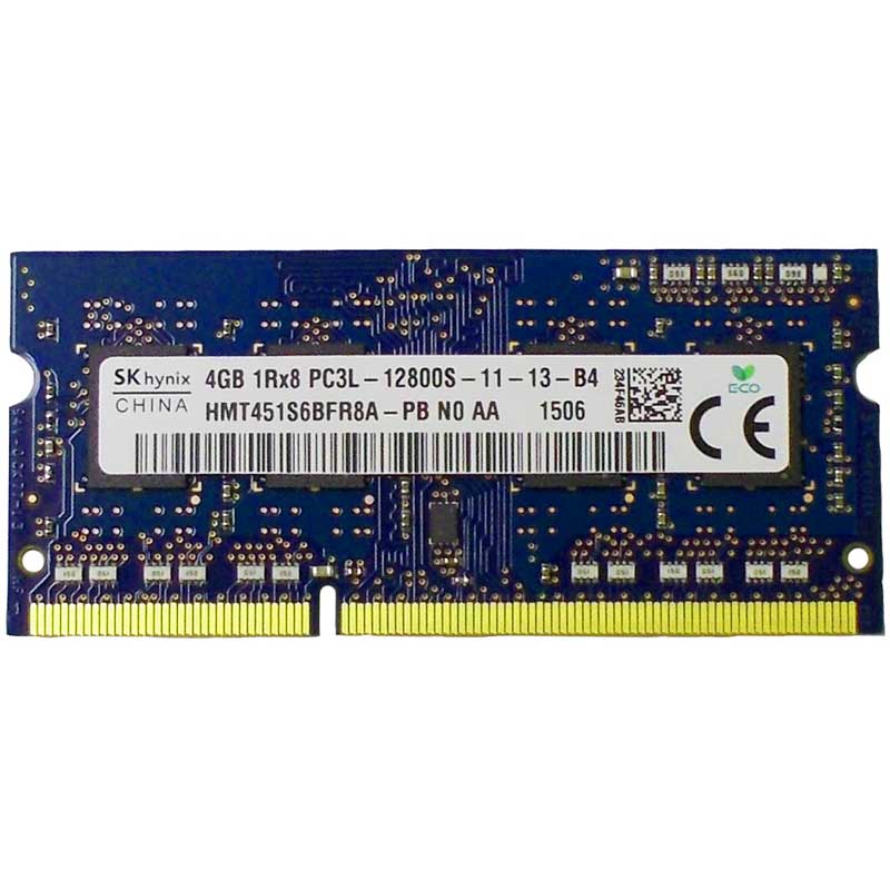 رم لپ تاپ Hynix DDR3L 4GB 12800MHz