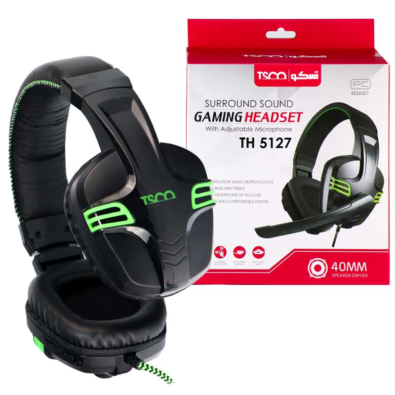 هدست گیمینگ سیم دار TSCO TH 5127