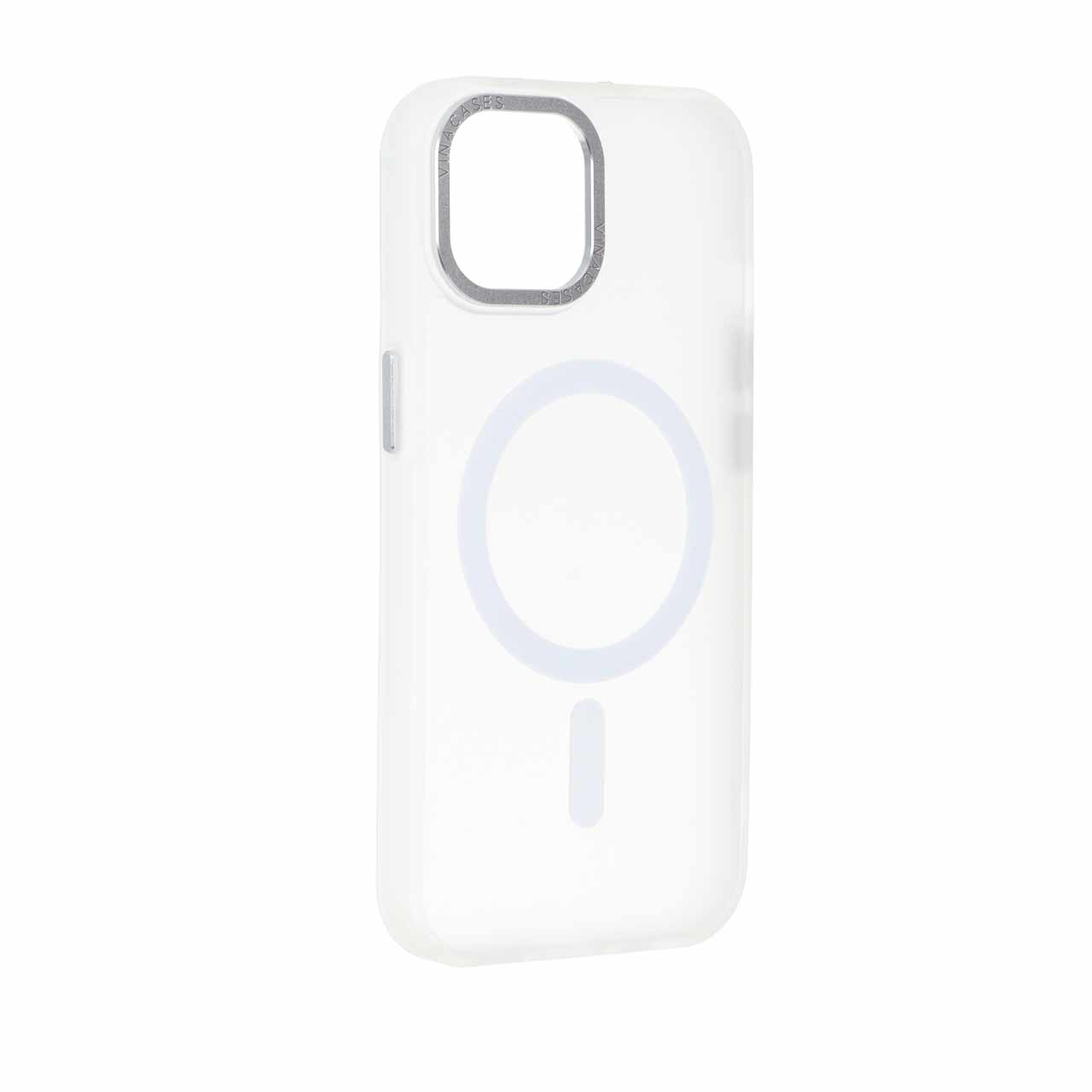 قاب اورجینال Vina مات Magsafe مدل Apple iPhone 15 - سفید