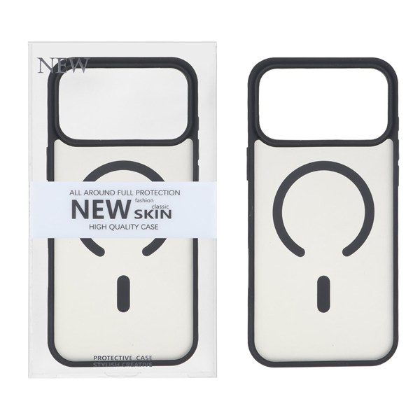 قاب New Skin مات Magsafe مدل Apple iPhone 17 Pro Max - مشکی (پک دار)