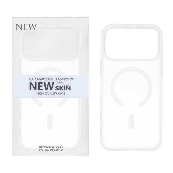 قاب New Skin مات Magsafe مدل Apple iPhone 17 Pro Max - سفید (پک دار)