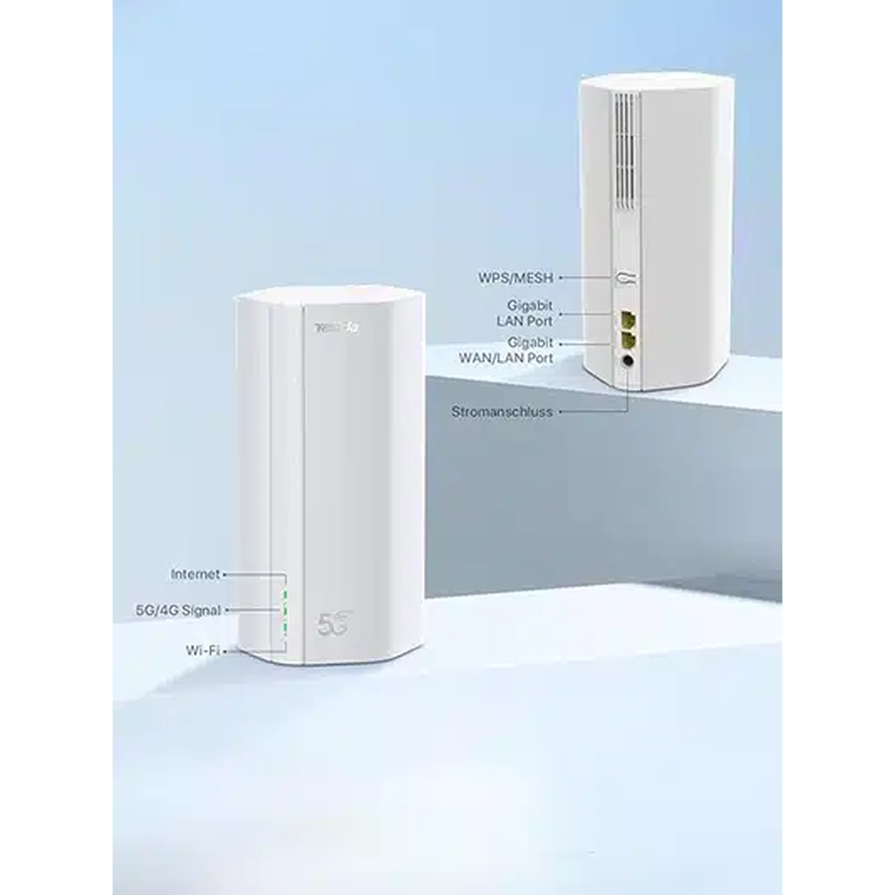 مودم روتر 5G رومیزی Tenda مدل AX1500 5G01 - سفید (گارانتی سه ساله آسان پیشرو)