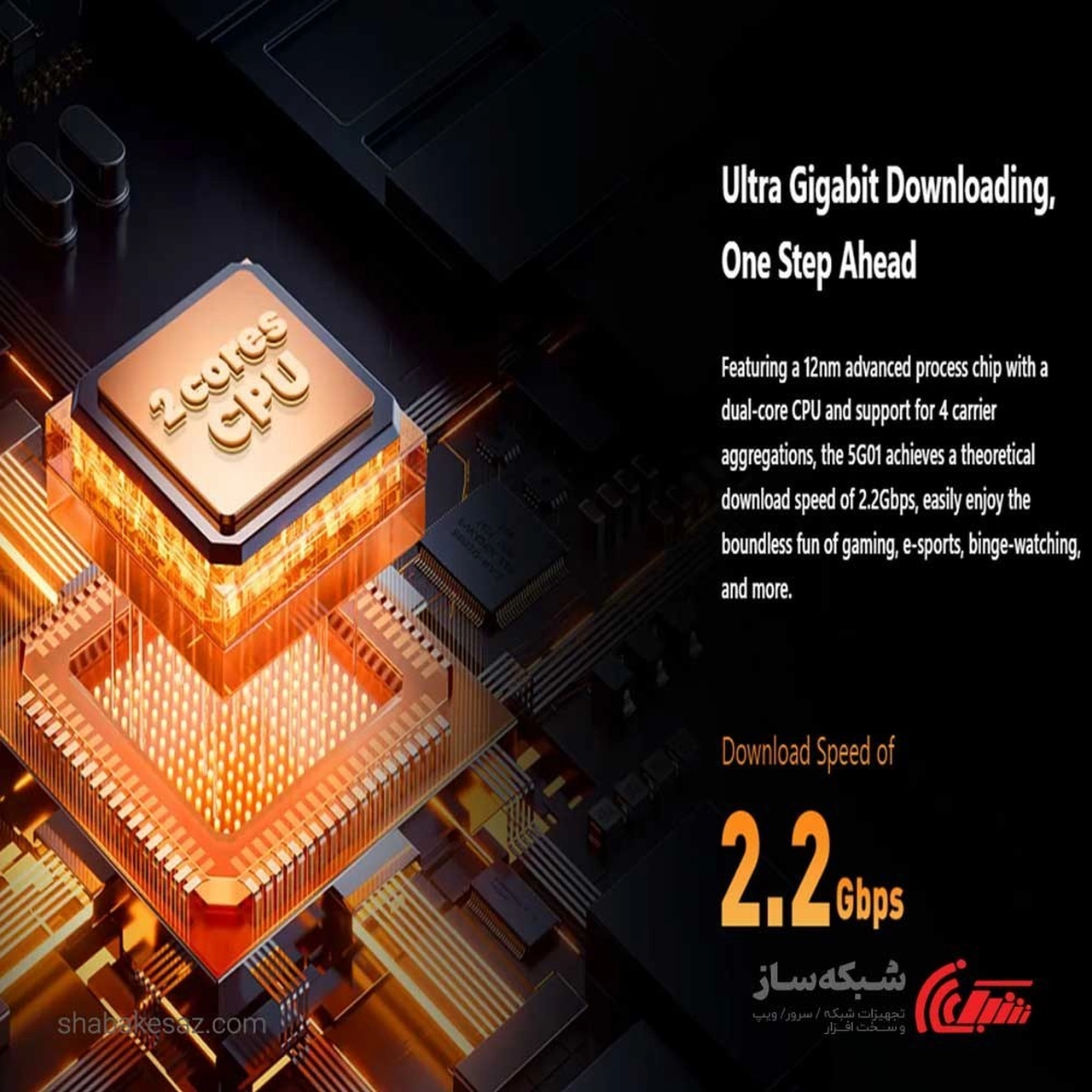 مودم روتر 5G رومیزی Tenda مدل AX1500 5G01 - سفید (گارانتی سه ساله آسان پیشرو)