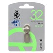 فلش مموری Queen tech USB2.0 مدل CLIP ظرفیت 32GB - نقره ای (گارانتی مادام العمر شرکت آی تین)