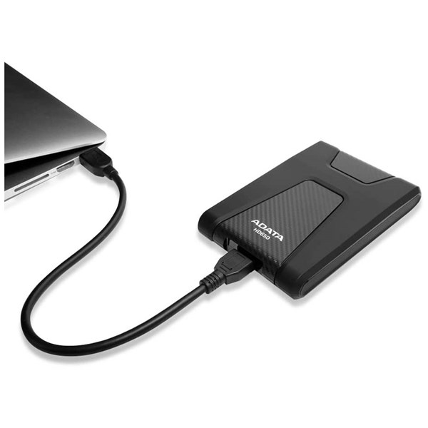 هارد اکسترنال ADATA مدل Durable HD650 ظرفیت 2TB - مشکی (گارانتی شرکت آونگ)
