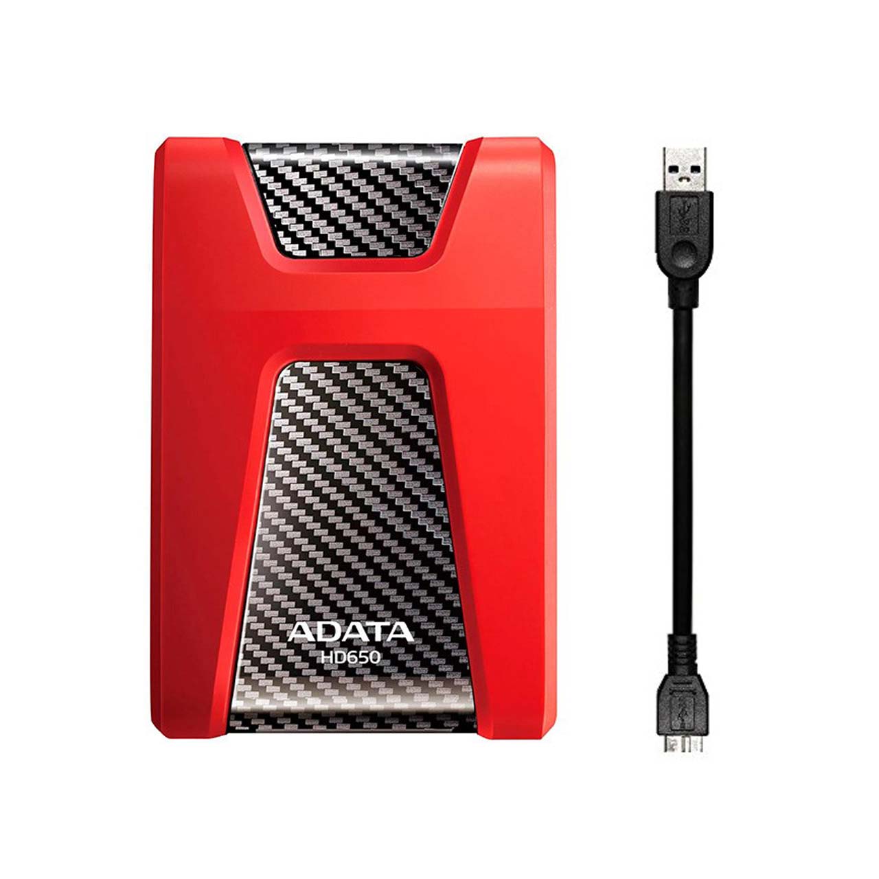 هارد اکسترنال ADATA مدل Durable HD650 ظرفیت 2TB - قرمز (گارانتی شرکت آونگ)