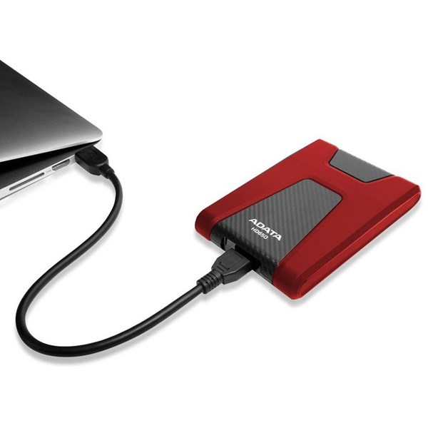 هارد اکسترنال ADATA مدل Durable HD650 ظرفیت 2TB - قرمز (گارانتی شرکت آونگ)