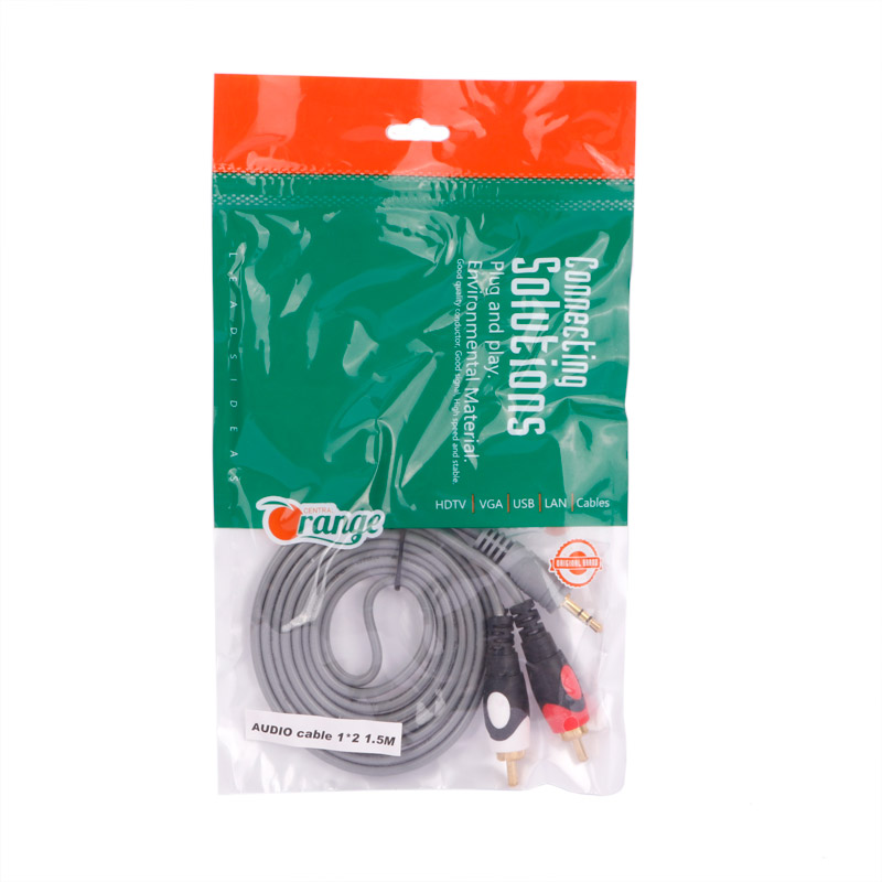 کابل 1 به 2 صدا Orange 1.5m