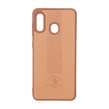 قاب طرح چرم Polo هاشور دار Samsung Galaxy A30 / A20 - عسلی