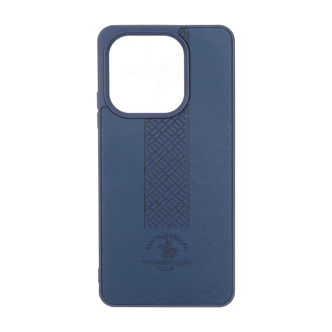 قاب طرح چرم Polo هاشور دار Xiaomi Redmi Note 13 4G - سرمه ای