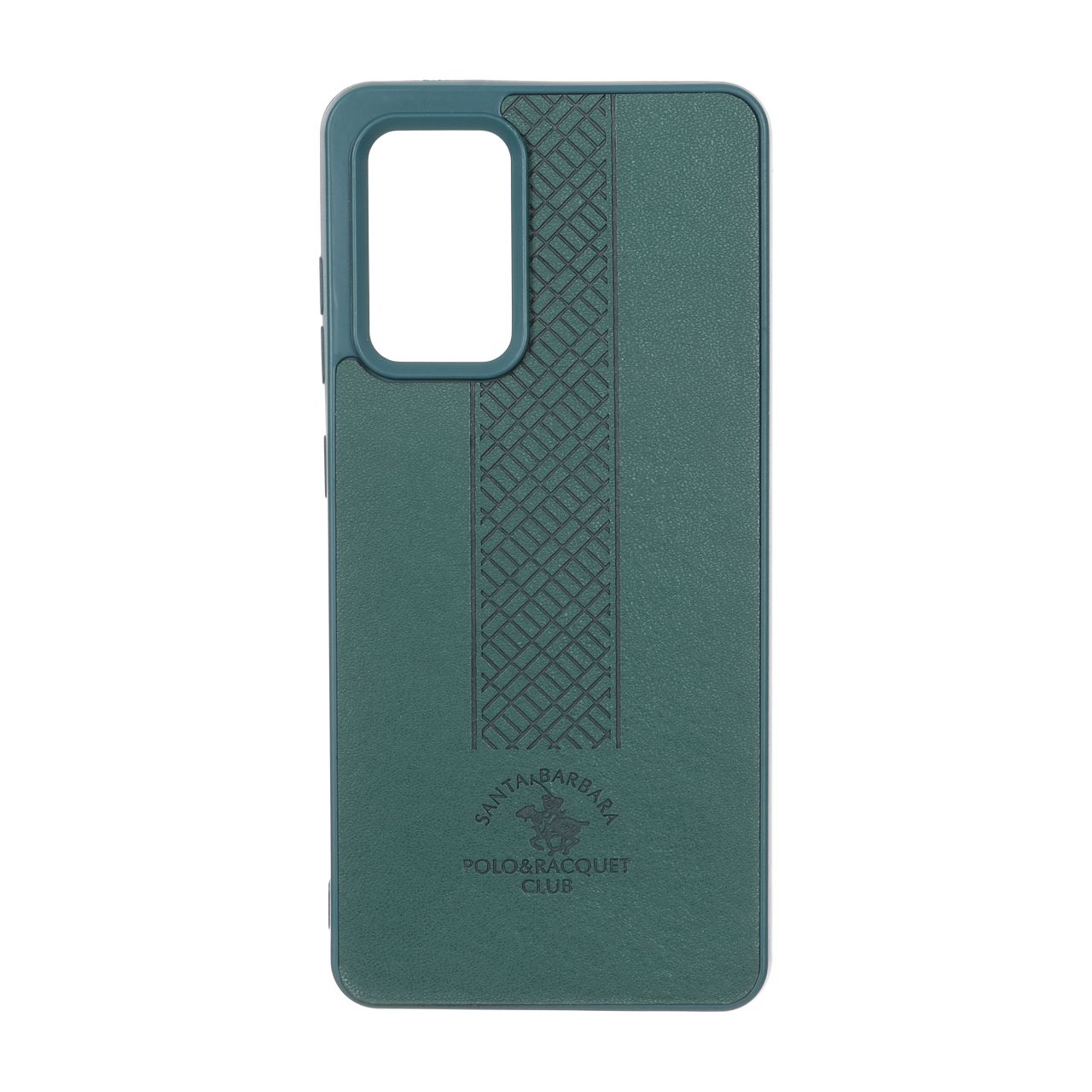 قاب طرح چرم Polo هاشور دار Samsung Galaxy A52 / A52s - سبز
