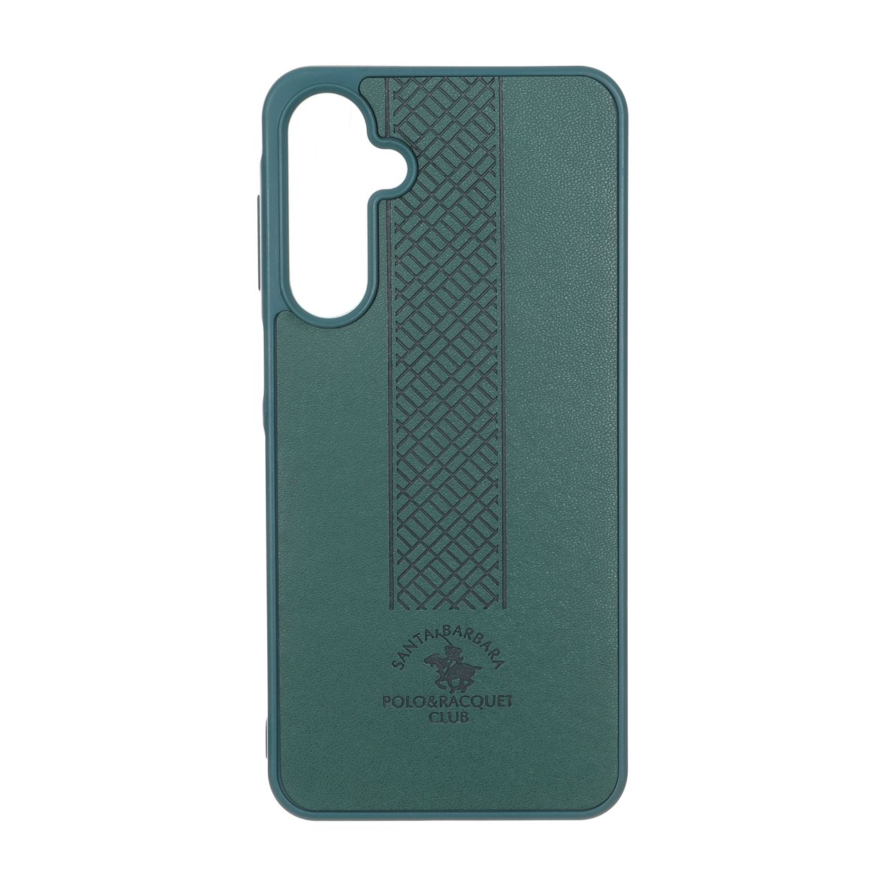 قاب طرح چرم Polo هاشور دار Samsung Galaxy A16 - سبز