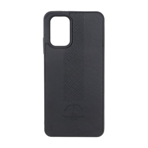 قاب طرح چرم Polo هاشور دار Xiaomi Redmi Note 10 4G / Redmi Note 10S / Poco M5S - مشکی