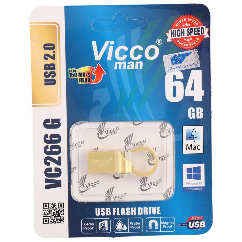 فلش 64 گیگ ویکومن Vicco VC266