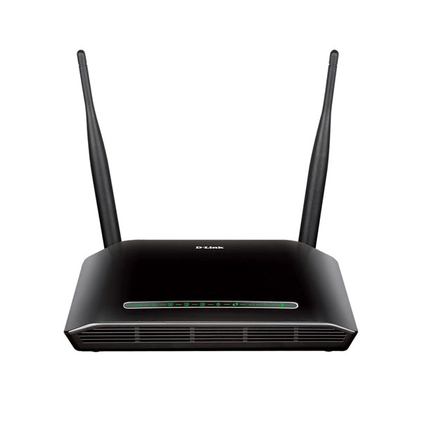 مودم D-Link DSL-2750E Wireless N300 ADSL2+ Modem Router - مشکی (یکساله شرکتی)