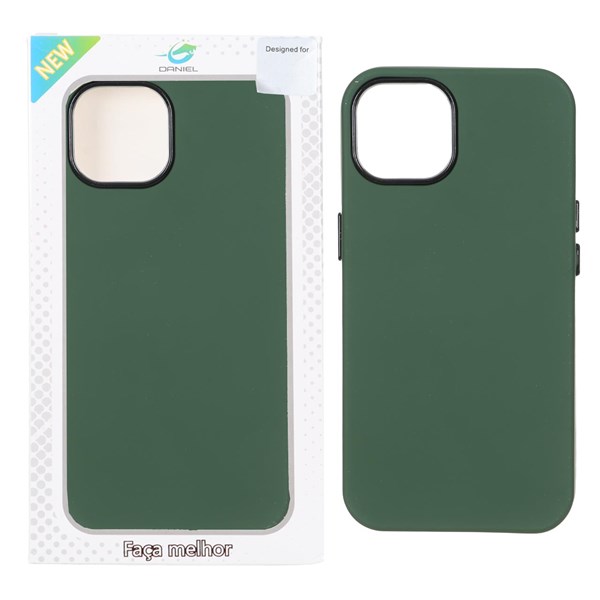 قاب Daniel دو لایه Apple iPhone 13 / iPhone 14 - سبز (پک دار)