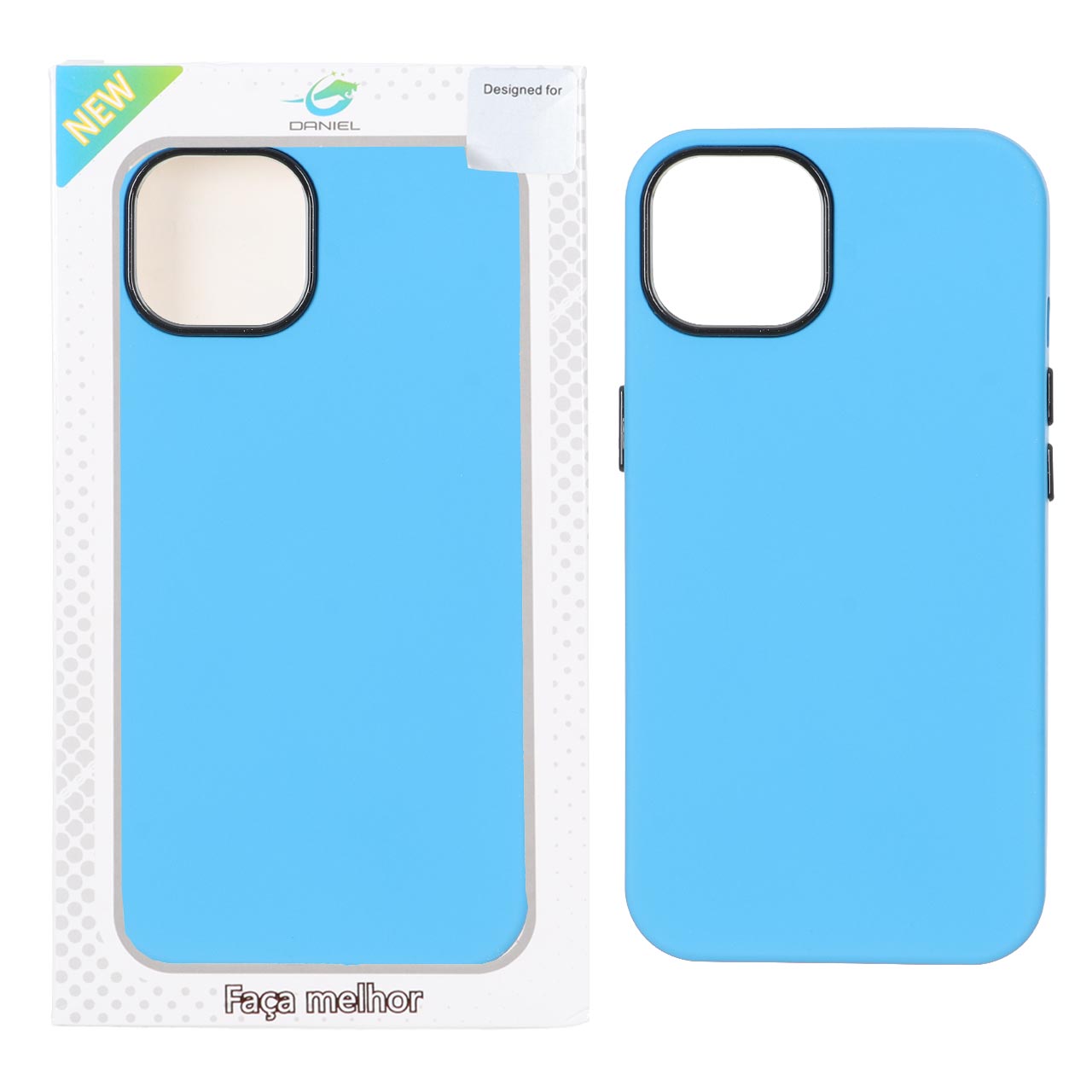 قاب Daniel دو لایه Apple iPhone 13 / iPhone 14 - آبی (پک دار)