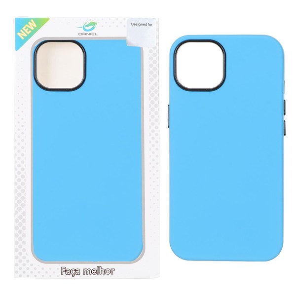 قاب Daniel دو لایه Apple iPhone 13 / iPhone 14 - آبی (پک دار)