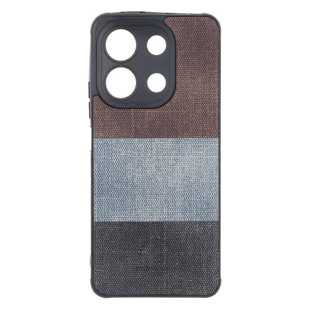 قاب Santa Barbara طرح پارچه ای سه رنگ Xiaomi Redmi Note 13 4G - کد 37