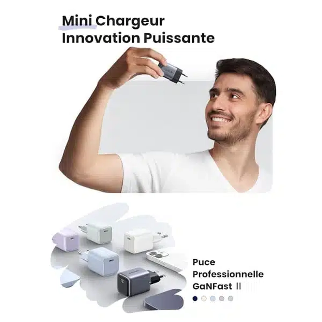 شارژر دیواری PD و فست تک پورت UGREEN مدل Nexode CD319 30W - سفید (گارانتی 18 ماهه آسان پیشرو)(15326)