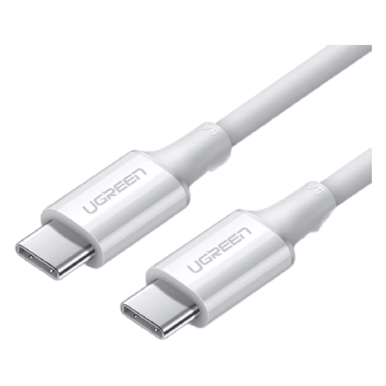 کابل شارژ PD و فست UGREEN Type-C To Type-C مدل 100W 60551 - سفید (گارانتی 18 ماهه آسان پیشرو)(60551)