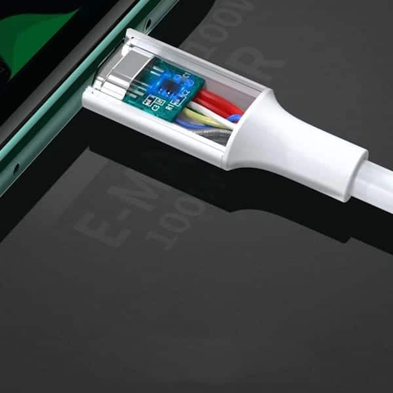 کابل شارژ PD و فست UGREEN Type-C To Type-C مدل 100W 60551 - سفید (گارانتی 18 ماهه آسان پیشرو)(60551)