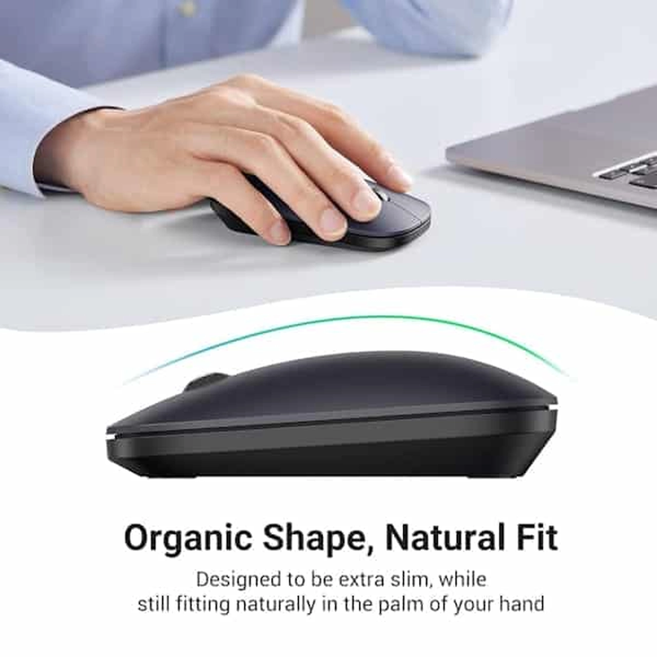 ماوس حرفه ای بی سیم UGREEN مدل MU001-90372 - مشکی (گارانتی 18 ماهه آسان پیشرو)