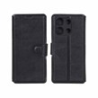 کیف موبایل چرمی مگنتی محافظ لنزدار Xiaomi Redmi Note 13 4G - مشکی کد 1