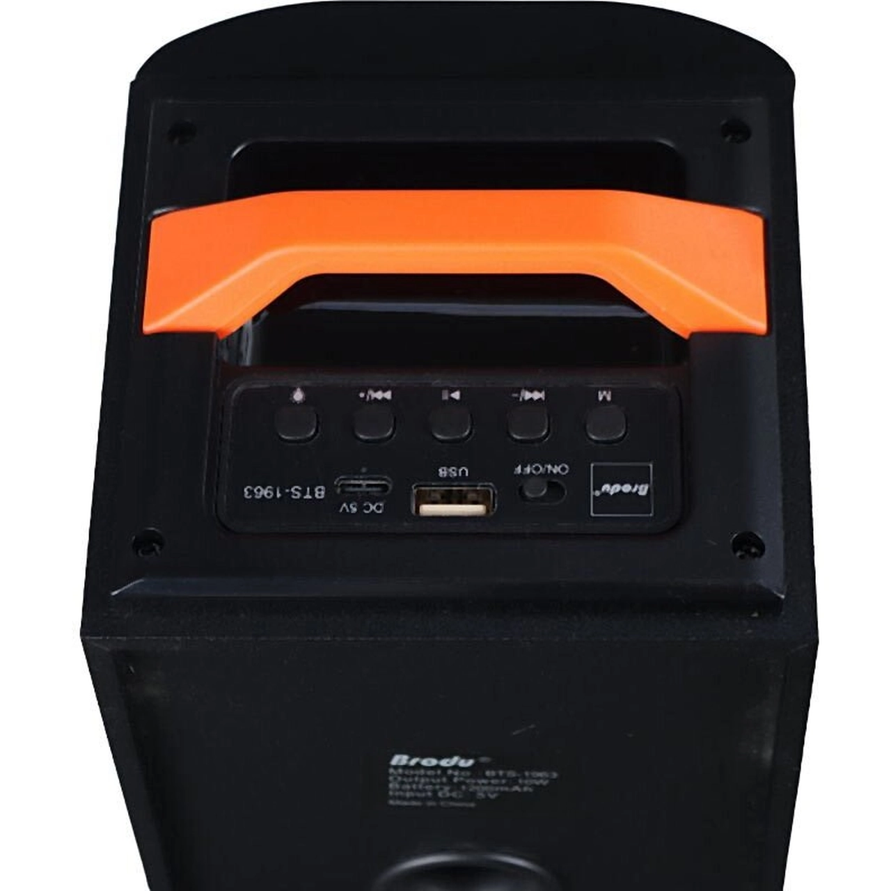اسپیکر بی سیم Brodu مدل BTS-1963 - مشکی - TCO