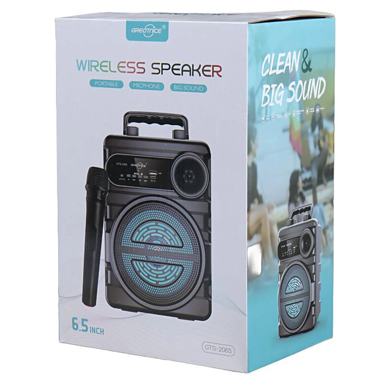 اسپیکر بی سیم Greatnice مدل GTS-2065 - مشکی - TCO