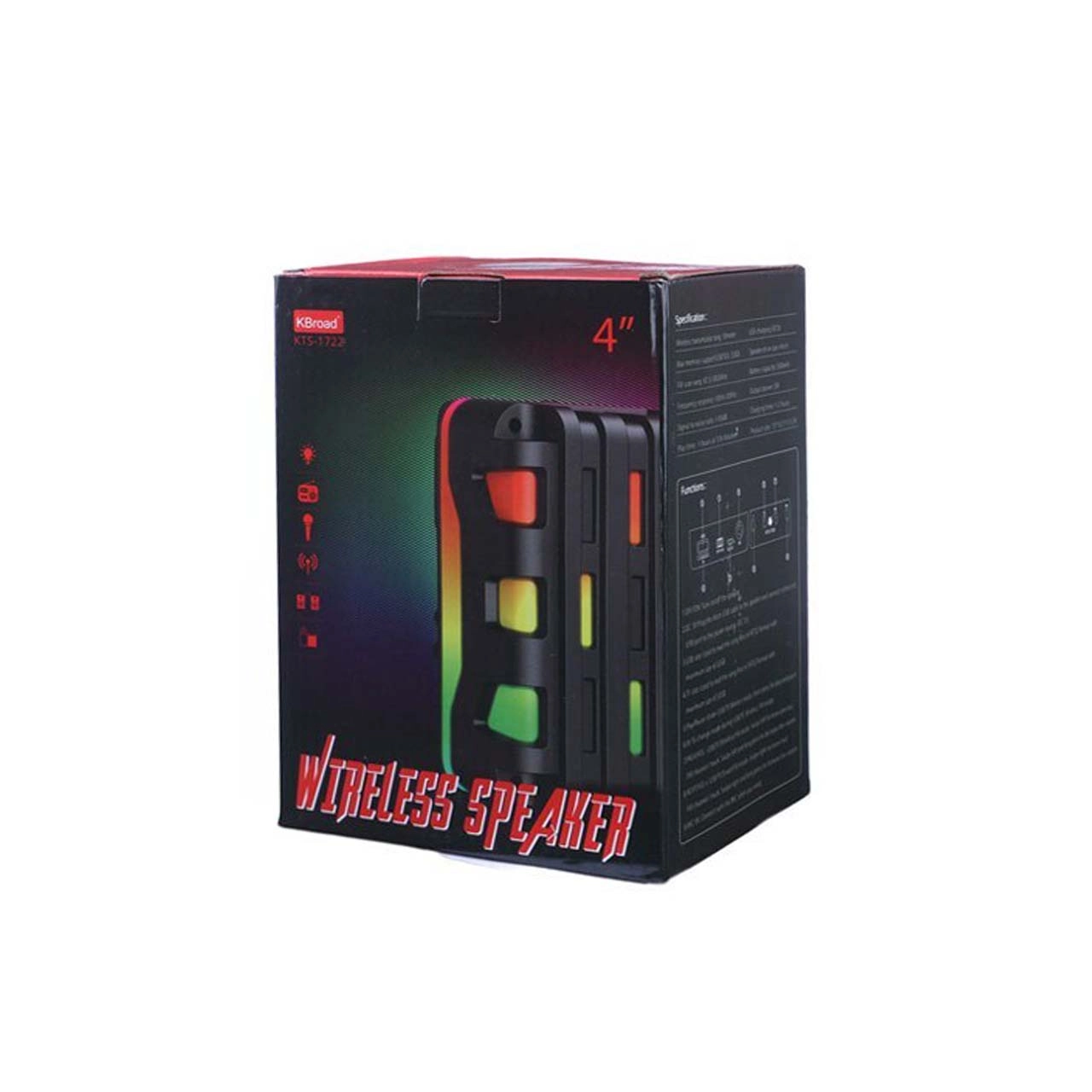اسپیکر بی سیم BIG SOUND مدل KTS-1722 - مشکی - TCO