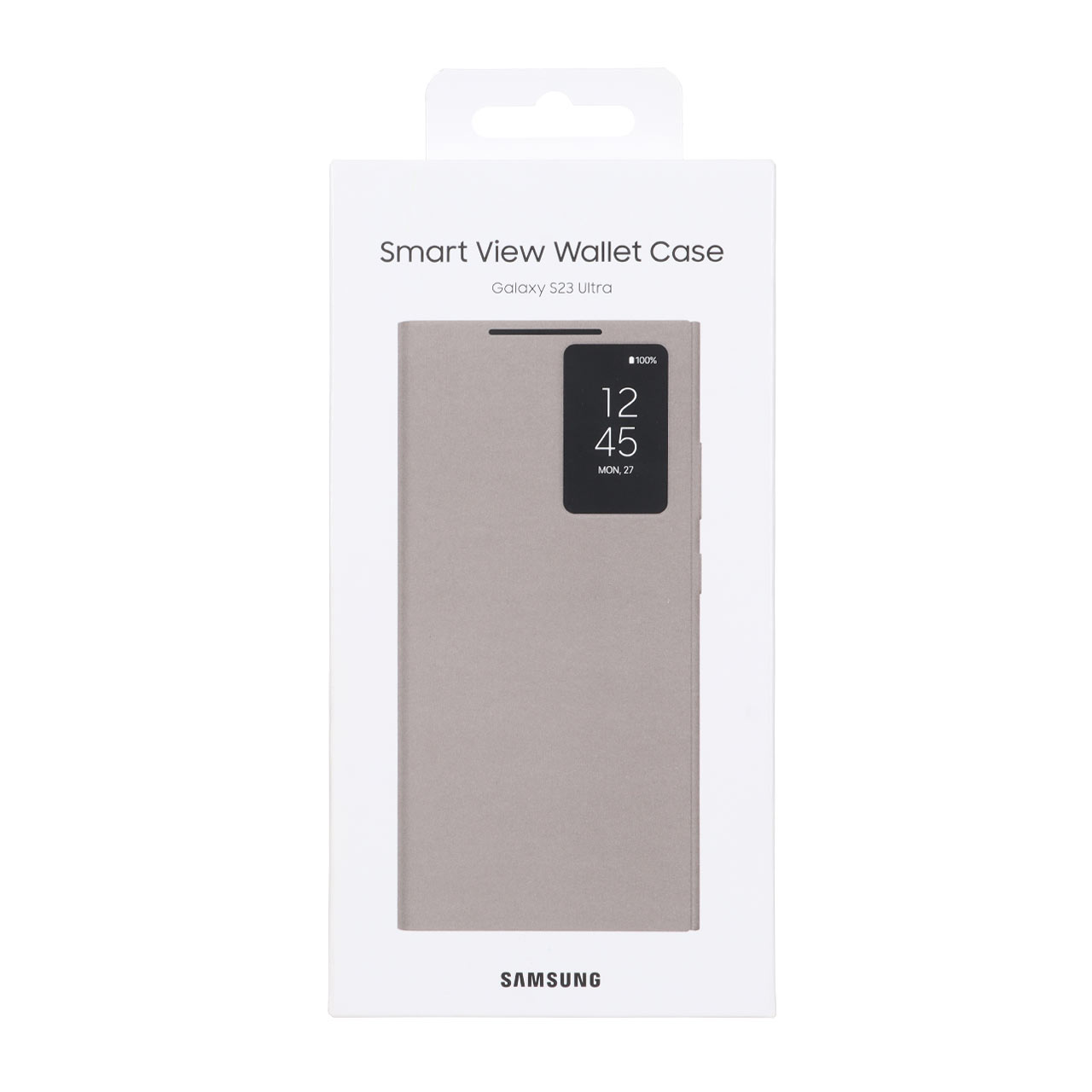 کیف هوشمند اورجینال سامسونگ Smart View Wallet Case مدل Samsung Galaxy S23 Ultra - قهوه ای (پک دار)