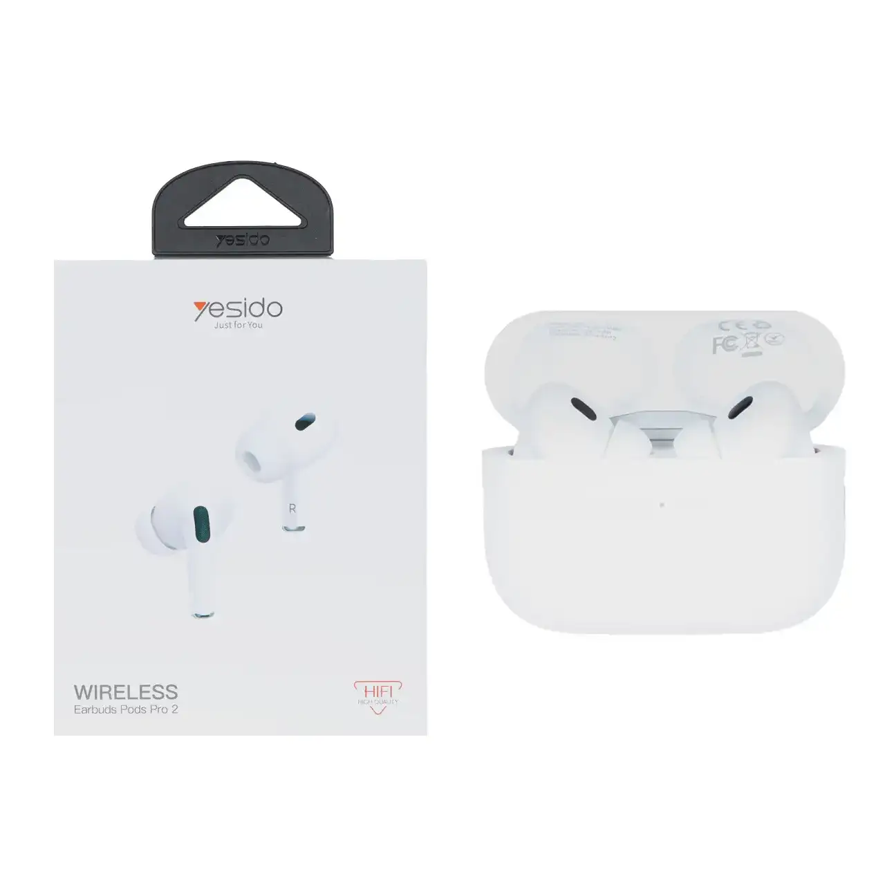 ایرفون بی سیم Yesido مدل Pods Pro2 JB27 - سفید (گارانتی 18 ماه تعویض نیکان همراه)