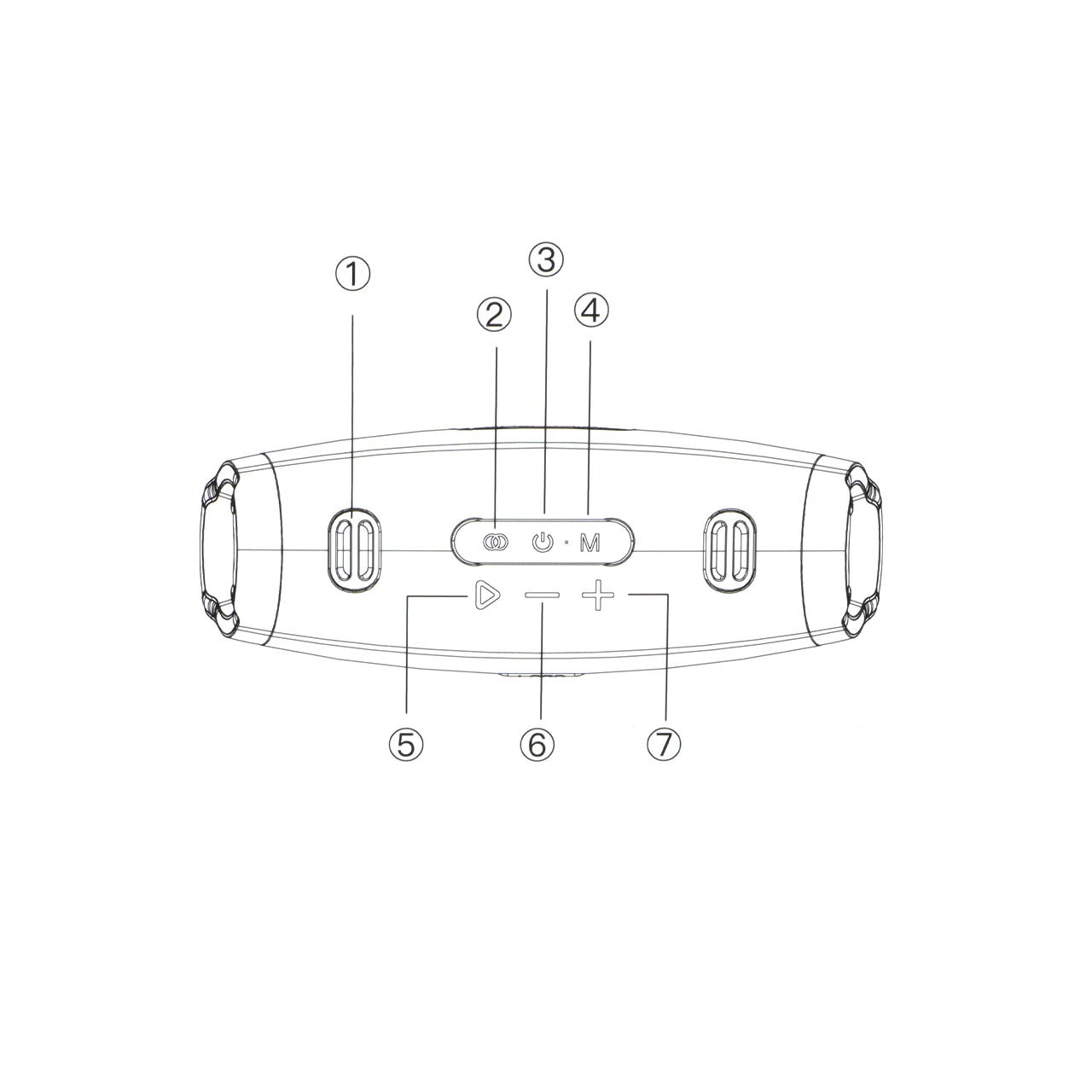 اسپیکر بی سیم ضد آب VIPLATINA مدل VSW11 60W - مشکی (گارانتی 18 ماهه تعویض نیکان همراه)