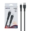 کابل شارژ فست Nitu Type-C مدل NC398 - مشکی (گارانتی 18 ماهه تعویض نیکان همراه)