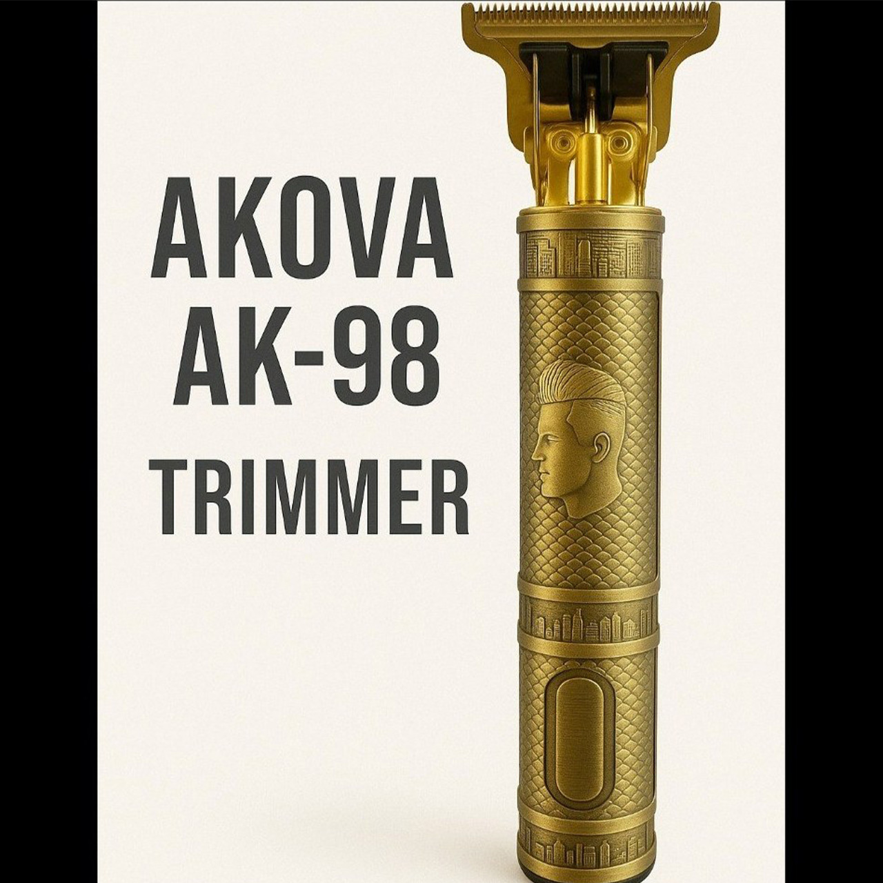 دستگاه اصلاح شارژی AKOVA مدل AK-98 - طلایی
