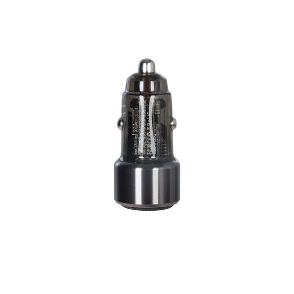 شارژر فندکی PD و فست دو پورت +Lindos مدل CR-10 83W به همراه کابل شارژ Type-C To Lightning - مشکی (گارانتی تعویض یکساله شرکتی)