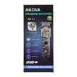 ماشین ریش تراش شارژی Akova مدل AK-17 - بژ